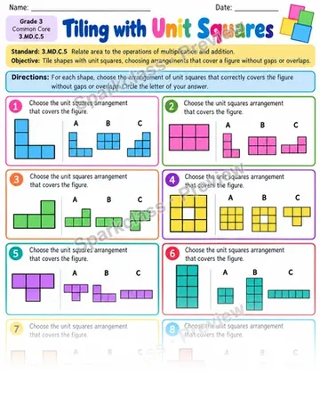 Cover No Gaps Overlaps 01 — Grade 3 worksheet preview
