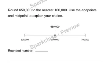 Round to a given place — Grade 4 problem preview