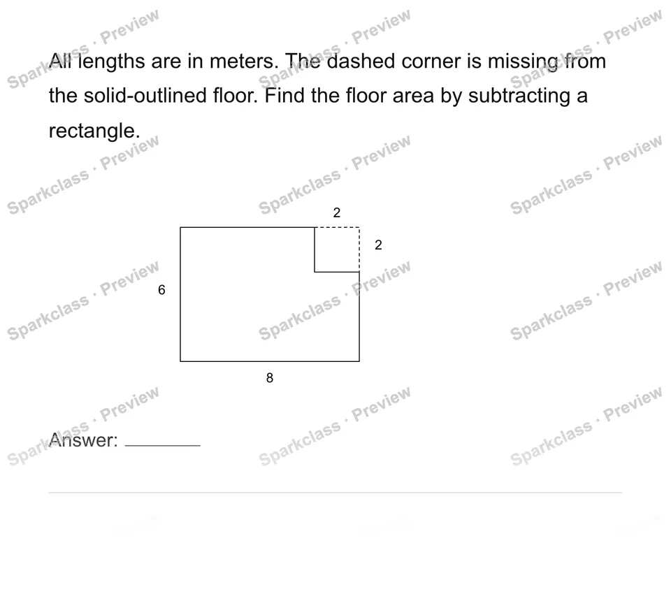Find areas of composite polygons — page 1