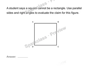 Classify quadrilaterals by properties — Grade 4 problem preview