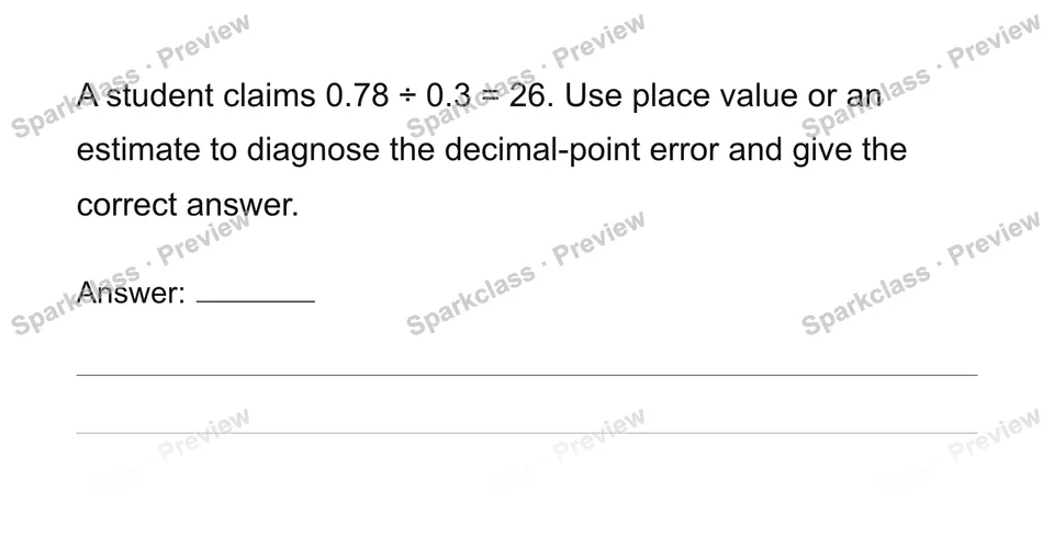 Compute with multi-digit decimals — page 1