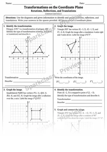 8.G.A.1 · Variant 2 — Grade 8 worksheet preview