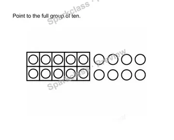 Make one group of ten — Kindergarten problem preview