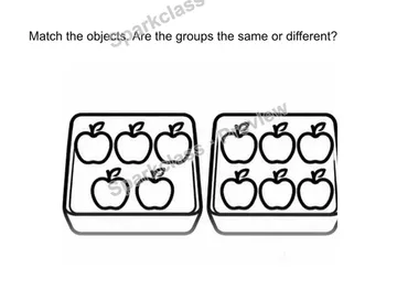 Use matching to justify comparison — Kindergarten problem preview