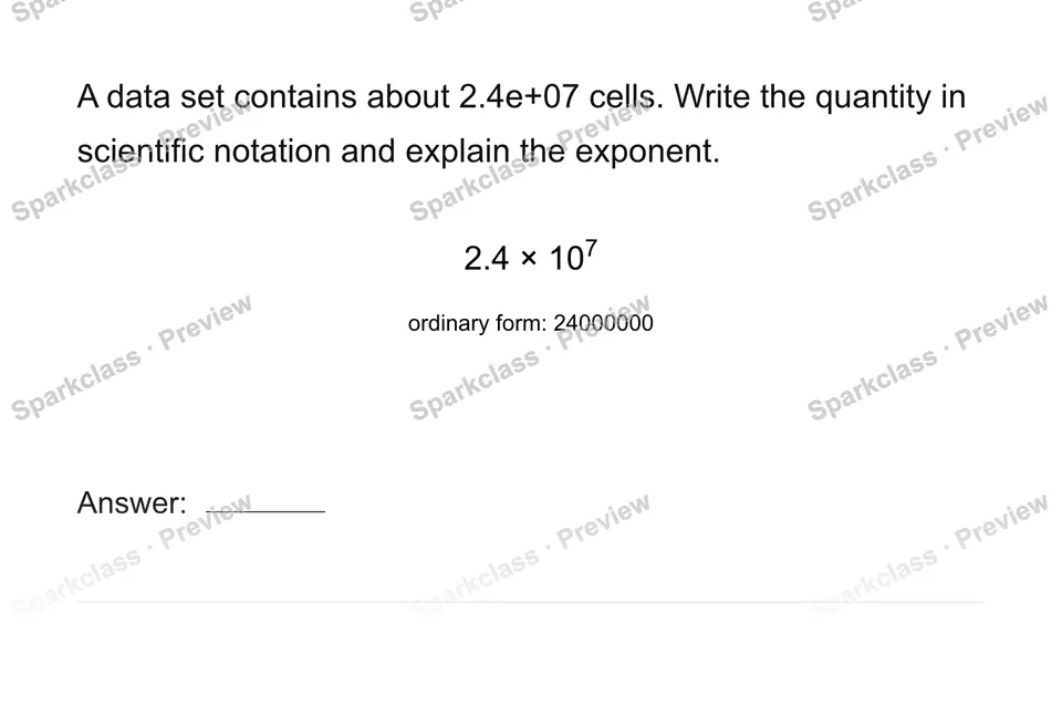 Model very large and small quantities — page 1