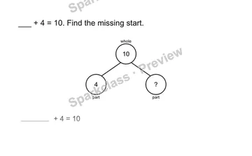 Unknown start — Grade 1 problem preview