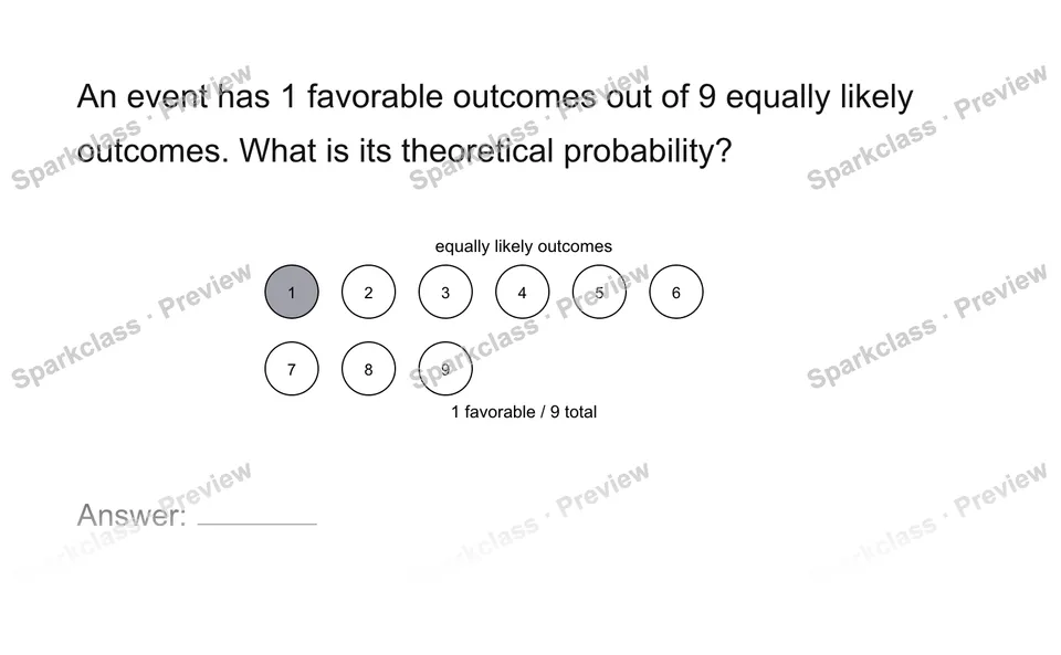Find theoretical probability — page 1