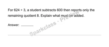 Use partial quotients — Grade 4 problem preview