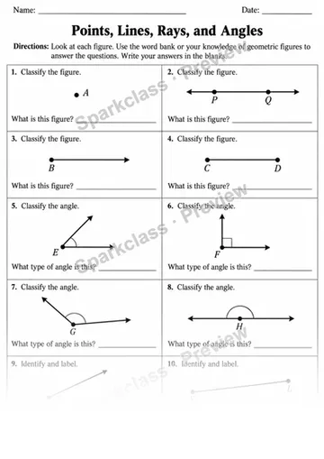 4.G.A.1 · 1 Lines Rays Angles Variant 02 — Grade 4 worksheet preview