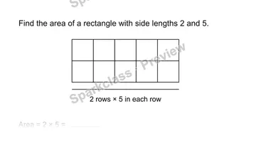 Use the area formula — Grade 3 problem preview