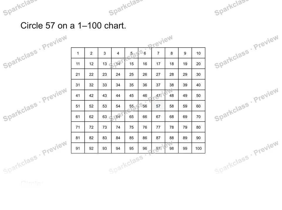 Place a number — page 1