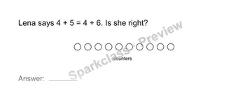 Check a student — Grade 1 problem preview