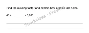Multiply with place value — Grade 4 problem preview