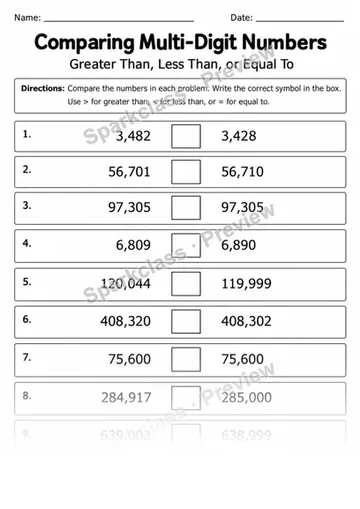 4.NBT.A.1 · 1 Place Value Variant 02 Lowcoverage — Grade 4 worksheet preview