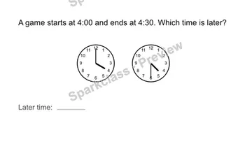 Before or after — Grade 1 problem preview