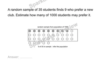 Use a sample to infer a population — Grade 7 problem preview