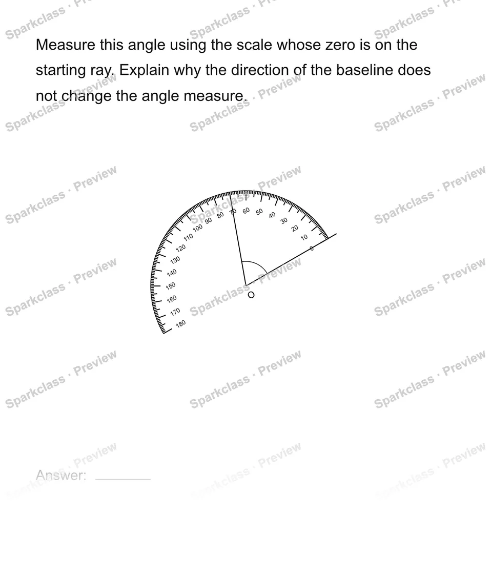 Measure from a rotated baseline — page 1