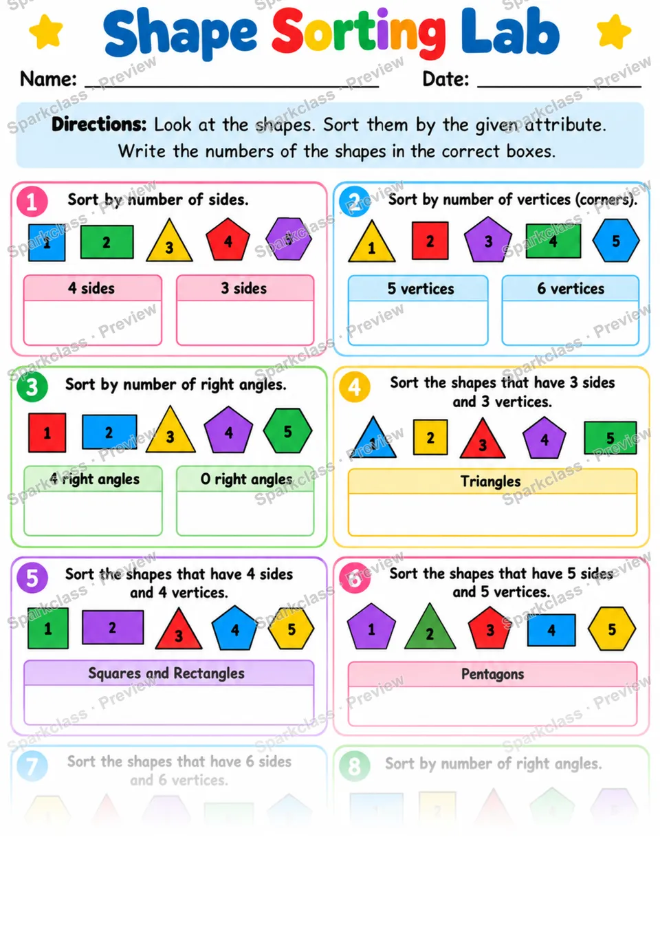2.G.A.1 · Shape Sorting Lab — page 1