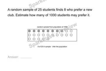 Use a sample to infer a population — Grade 7 problem preview