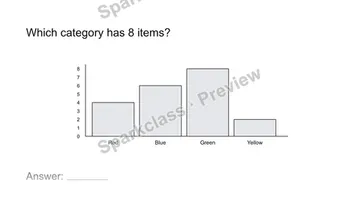 Read a measurement graph — Grade 2 problem preview