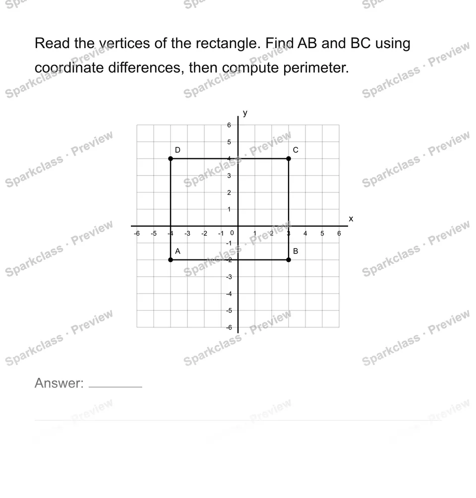 Draw and measure coordinate polygons — page 1