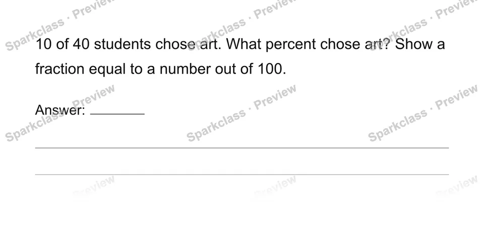 Percent as a rate per hundred — page 1