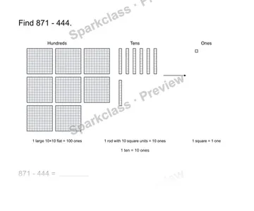 Add and subtract within 1,000 — Grade 2 problem preview