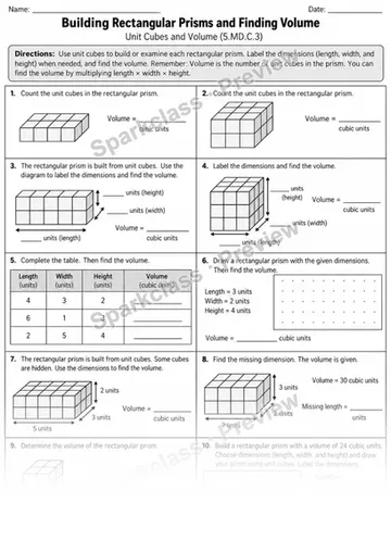 5.MD.C.3 · 3 Volume Cubes Variant 02 Lowcoverage — Grade 5 worksheet preview