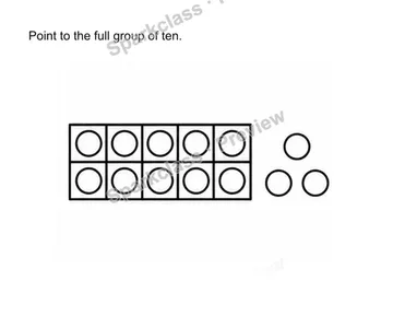 Make one group of ten — Kindergarten problem preview
