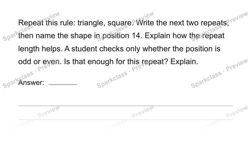 Generate a repeating shape pattern — page 1