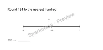 Round to the nearest hundred — Grade 3 problem preview