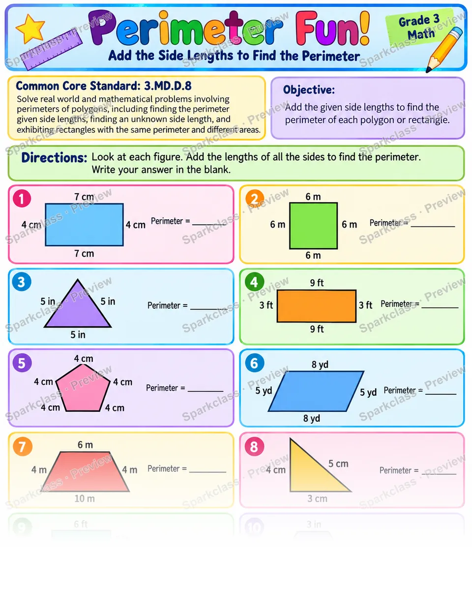 Perimeter Side Lengths 01 — page 1
