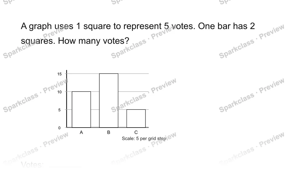 Read a scaled graph — page 1