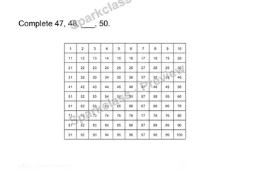 Find the gap — Grade 1 problem preview