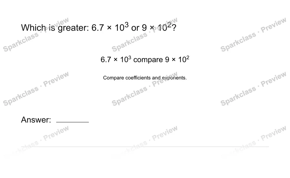 Compare orders of magnitude — page 1
