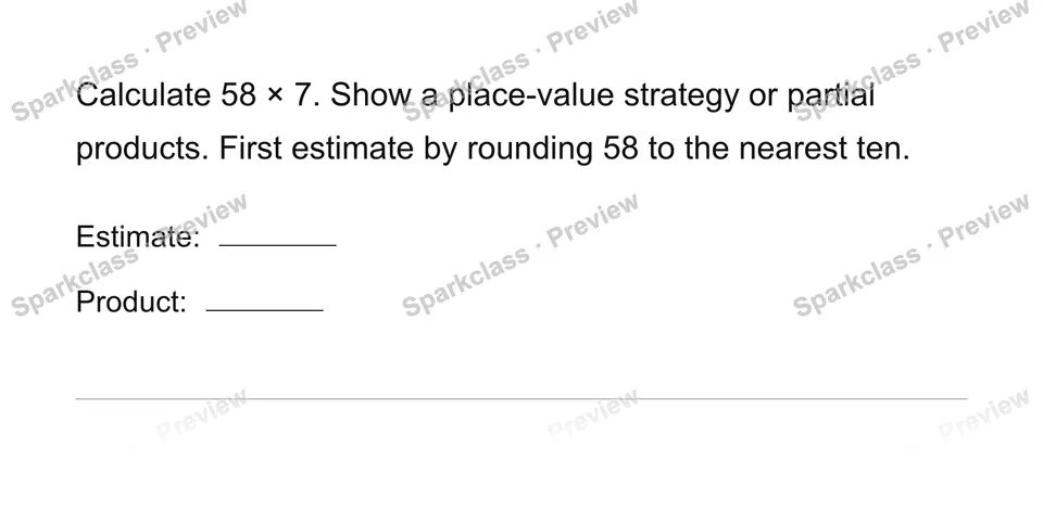 Area and partial products — page 1