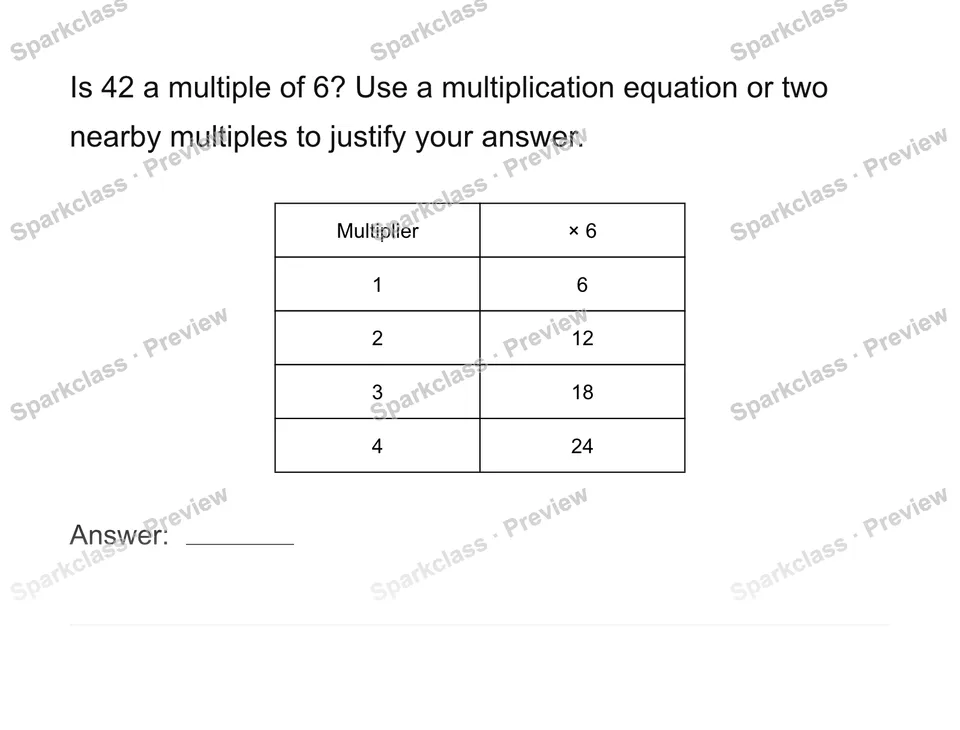 Recognize multiples — page 1