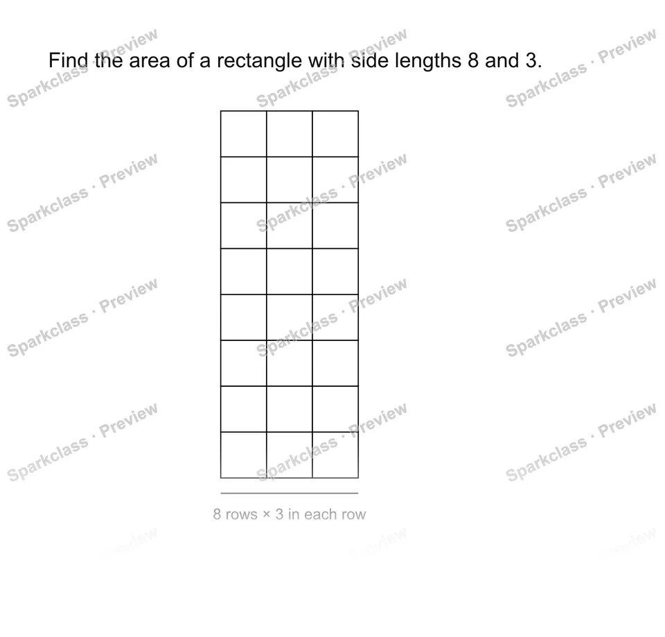 Use the area formula — page 1
