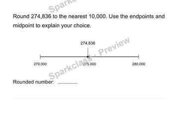 Round to a given place — Grade 4 problem preview