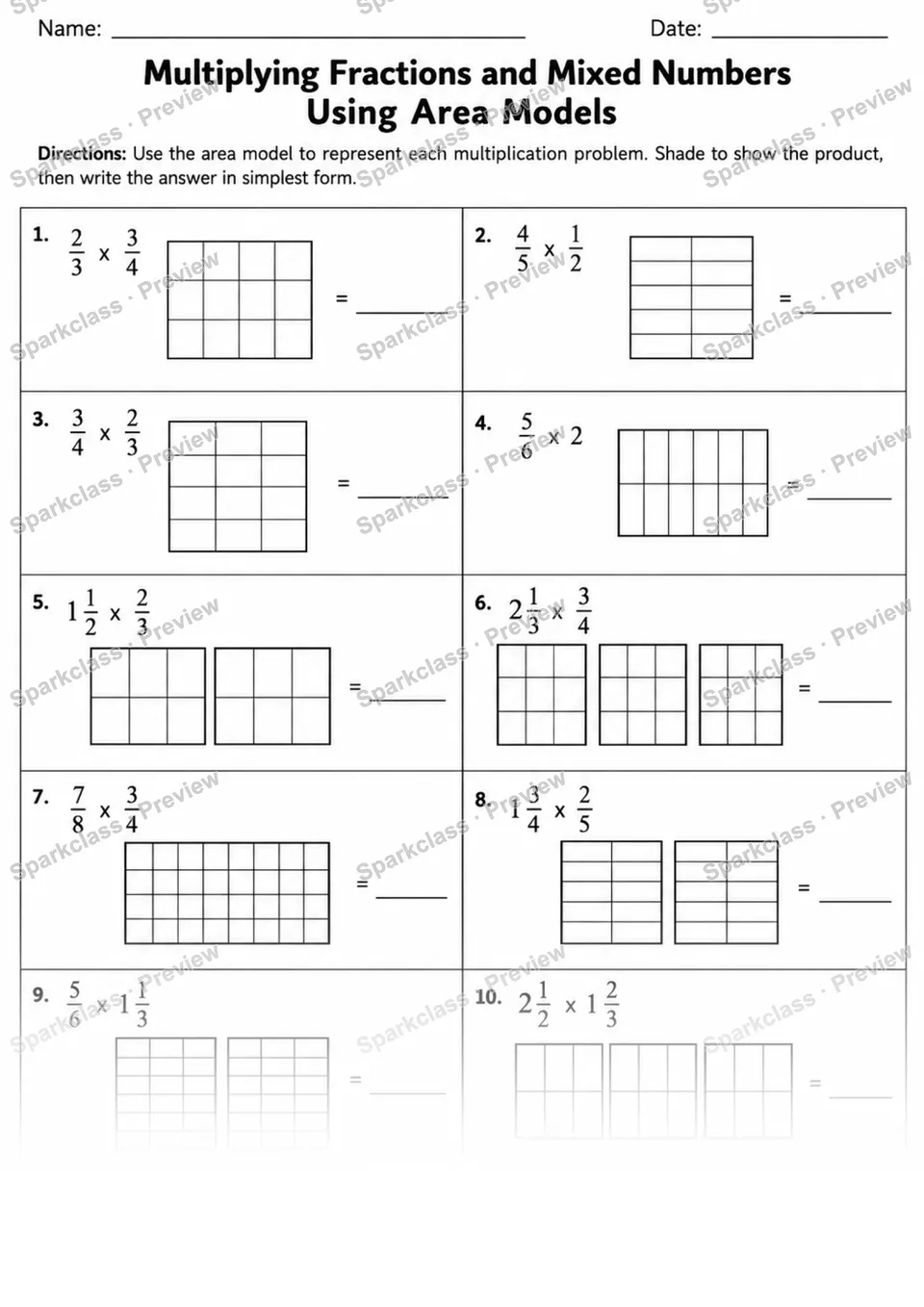 5.NF.B.5 · 5 Fraction Multiplication Variant 02 Lowcoverage — page 1
