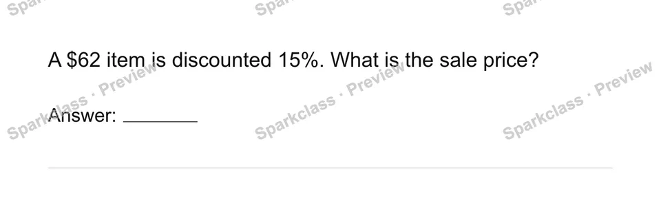 Find a percent decrease — page 1