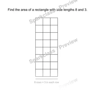 Use the area formula — Grade 3 problem preview