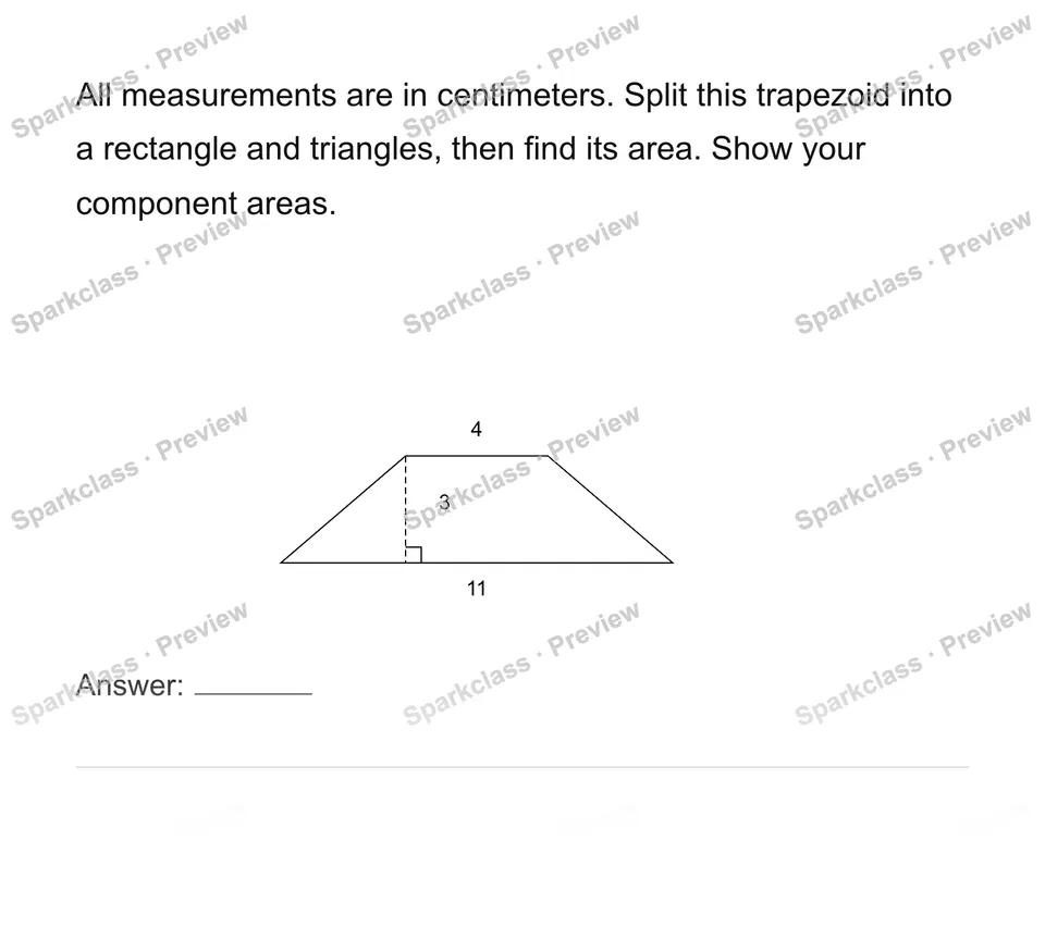 Decompose special quadrilaterals — page 1