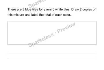 Describe and interpret ratios — Grade 6 problem preview
