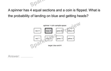 Find a compound-event probability — Grade 7 problem preview
