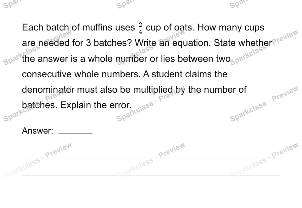 Solve fraction multiplication stories — page 1