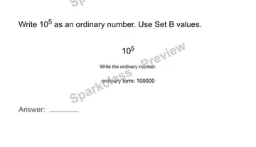 Evaluate powers of ten — Grade 8 problem preview