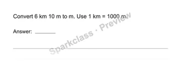 Convert measurement units — Grade 4 problem preview