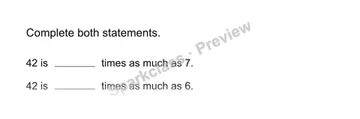 Find the multiplier — Grade 4 problem preview