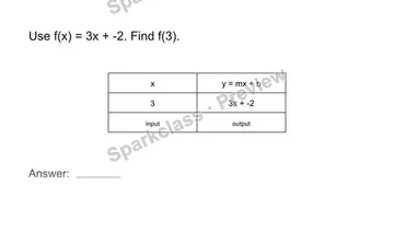 Use an input-output rule — Grade 8 problem preview